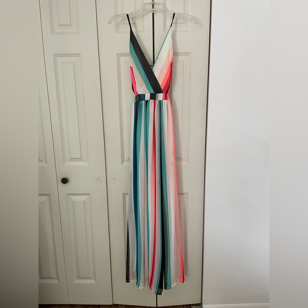 Express Multi Colored Maxi Dress